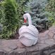 buy Garden Swan Statue, Head Turned Left, White 4