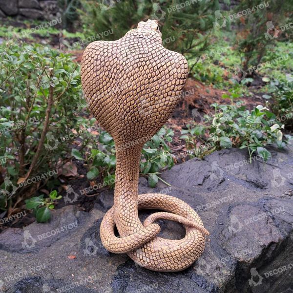 buy Cobra Statue, Beige Color 4