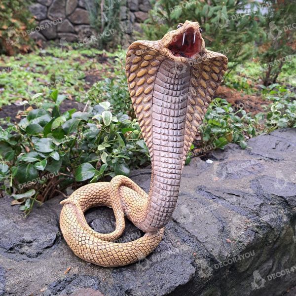 buy Cobra Statue, Beige Color 3