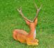 kaufen Gartenfigur eines liegenden Rentieres 2