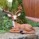 kaufen Gartenfigur Mittlerer liegender Hirsch 6