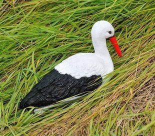 buy Garden figure No. 2 Small nesting stork 1
