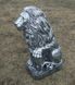 buy Garden Figure Large Lion 83 cm with left shield Silver 11