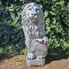 buy Garden Figure Large Lion 83 cm with left shield Silver 1