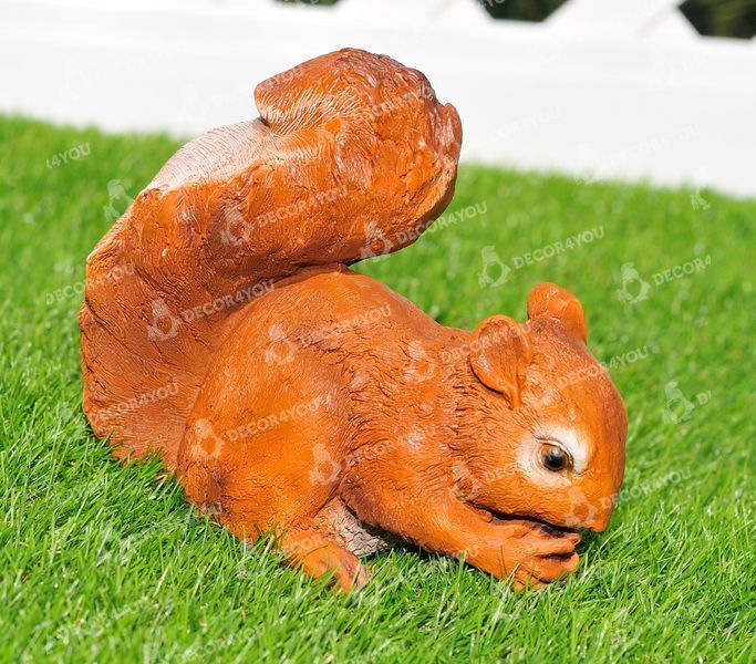buy Garden figure Squirrel gnawing a nut 2