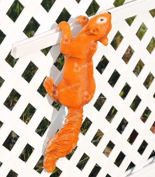 buy Garden figure Squirrel hanging left large 10