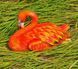 kaufen Mittelgro&szlig;e korallenfarbene Flamingo-Gartenfigur f&uuml;r Nistkasten 3