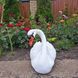 buy Garden Swan Statue, Head Right, White 6