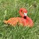kaufen Mittelgro&szlig;e korallenfarbene Flamingo-Gartenfigur f&uuml;r Nistkasten 4