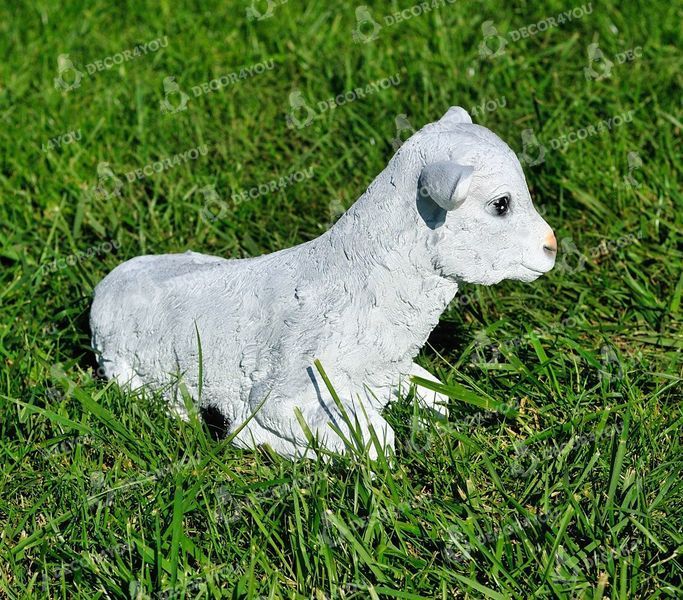 buy Garden figure Medium recumbent lamb 3