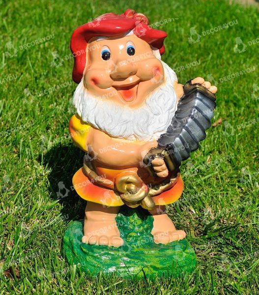 buy Garden figure Gnome Harmonist medium size 2