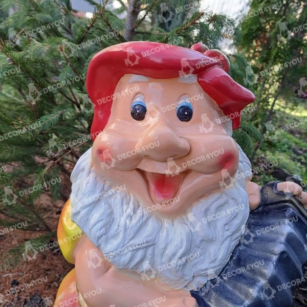buy Garden figure Gnome Harmonist medium size 6