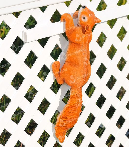 buy Garden figure Squirrel hanging right large 11