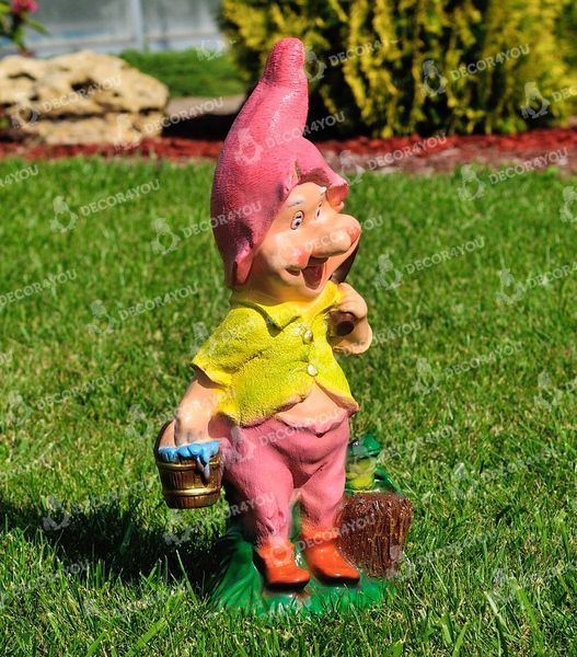 buy Garden figure Dwarf painter medium 4