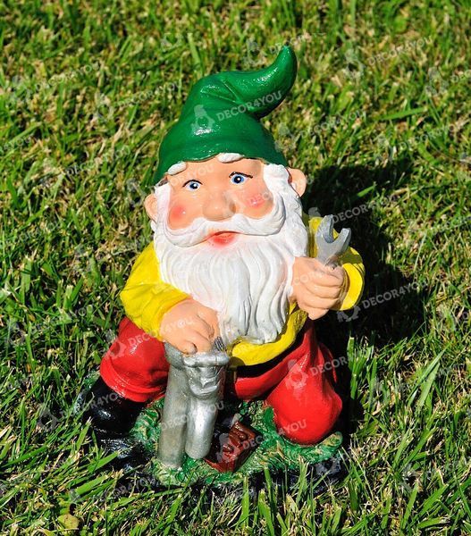 kaufen Gartenfigur Zwergklempner klein 3