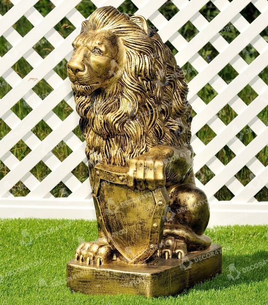 buy Garden figure Large Lion with left shield 2