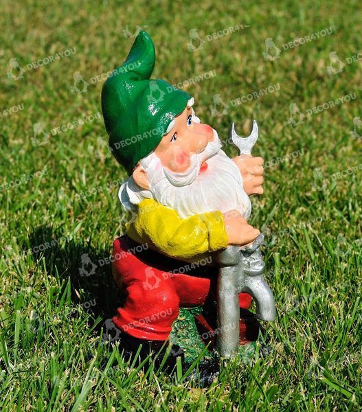 kaufen Gartenfigur Zwergklempner klein 4