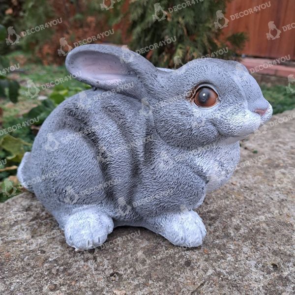 kaufen Gartenfigur Hase, grau 6