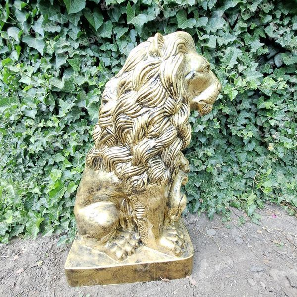 buy Garden figure Large Lion with left shield 7