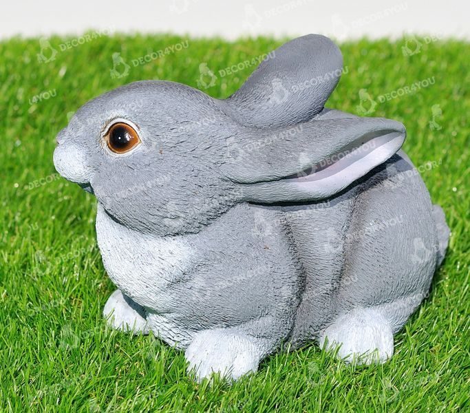 kaufen Gartenfigur Hase, grau 5