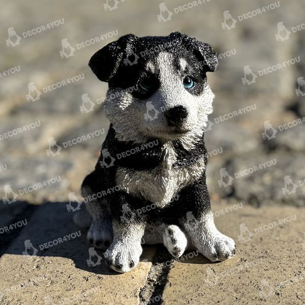 buy Garden figure Husky puppy, colored 5