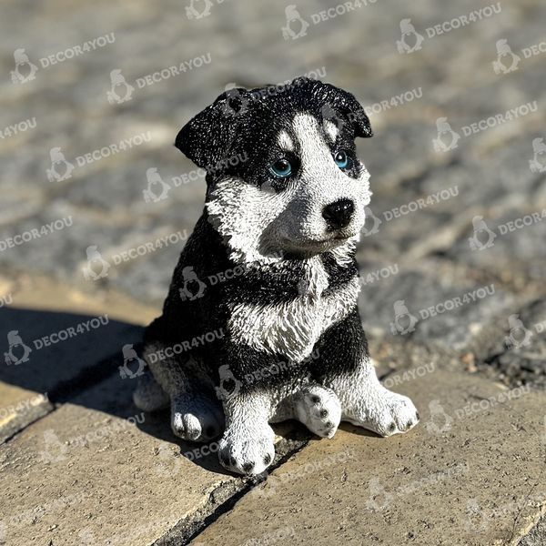 buy Garden figure Husky puppy, colored 6