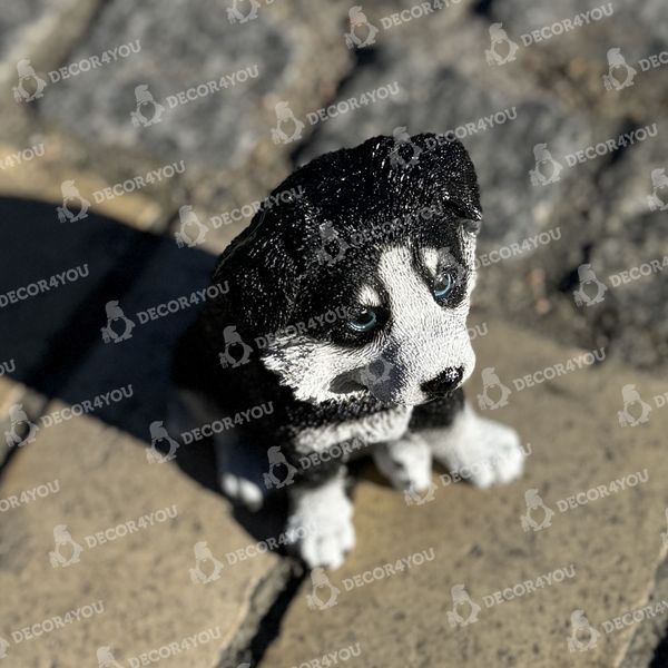 buy Garden figure Husky puppy, colored 8