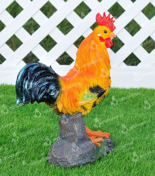 buy Garden figure Red Rooster 2