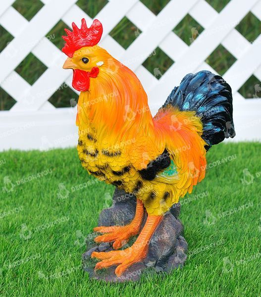 buy Garden figure Red Rooster 3