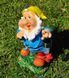 kaufen Gartenfigur Zwergbagger mittelgro&szlig; mit Laterne 4