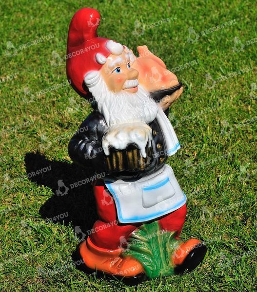 kaufen Gartenfigur Gnom Kellner 2