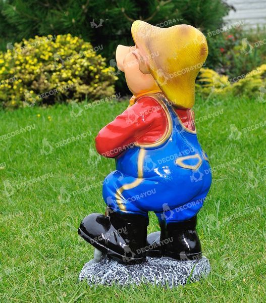 buy Garden figure Pig with shovel 3