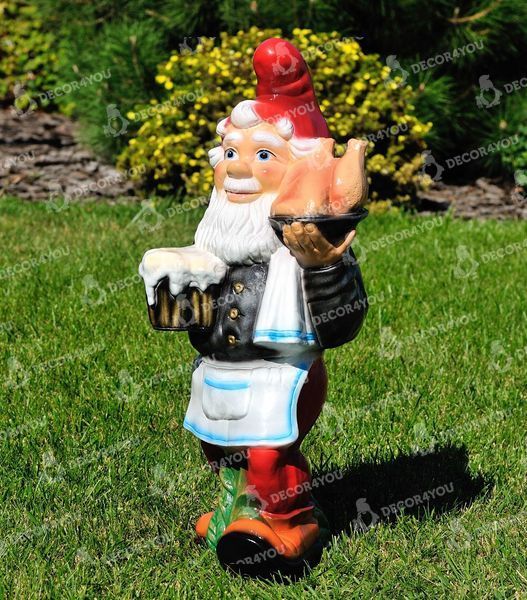 kaufen Gartenfigur Gnom Kellner 4