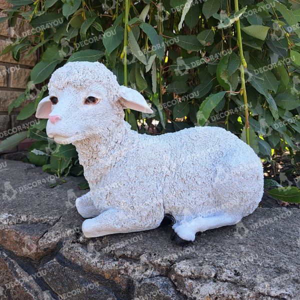 kaufen Gartenfigur Lamm 4
