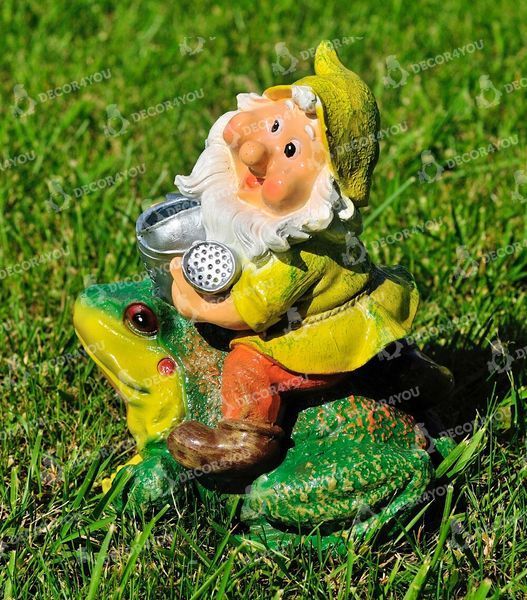 buy Garden figure Dwarf horseman small 2