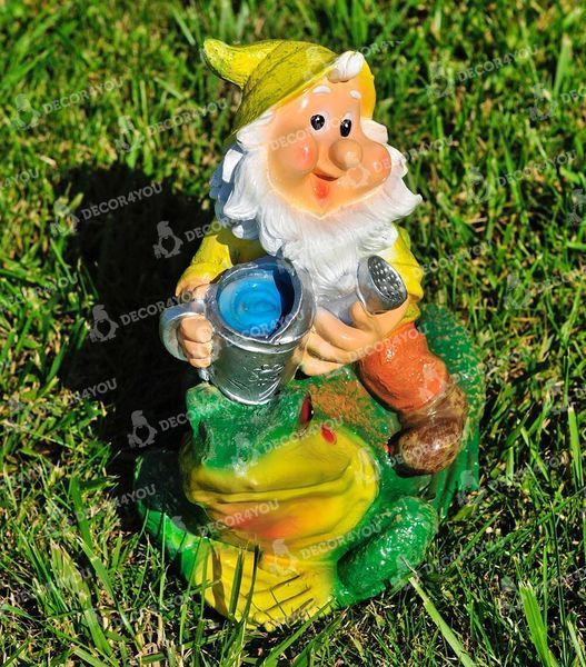 buy Garden figure Dwarf horseman small 3