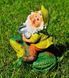 buy Garden figure Dwarf horseman small 2