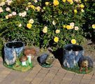 Sets von Gartenfiguren