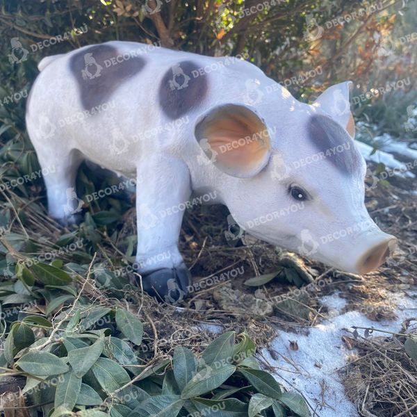 kaufen Gartenfigur Fleckiges Schweinchen 16