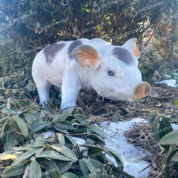 kaufen Gartenfigur Fleckiges Schweinchen 7