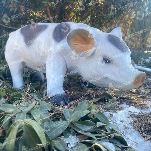 kaufen Gartenfigur Fleckiges Schweinchen 15