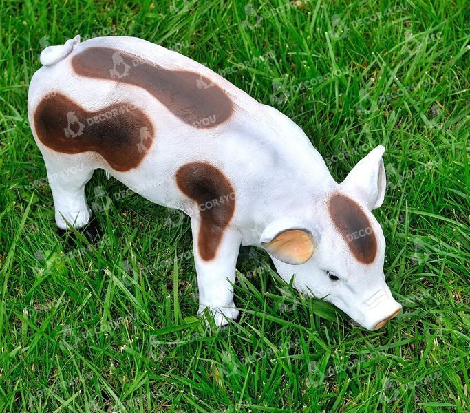 kaufen Gartenfigur Fleckiges Schweinchen 10