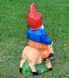 buy Garden figure Dwarf on a pig 4