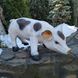 kaufen Gartenfigur Fleckiges Schweinchen 8