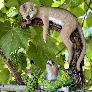 buy Garden figure Gopher on a branch 1