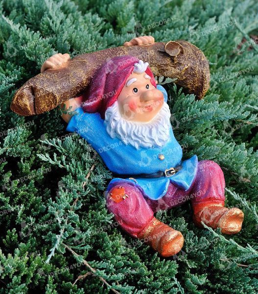 buy Garden figure Dwarf on a branch 2