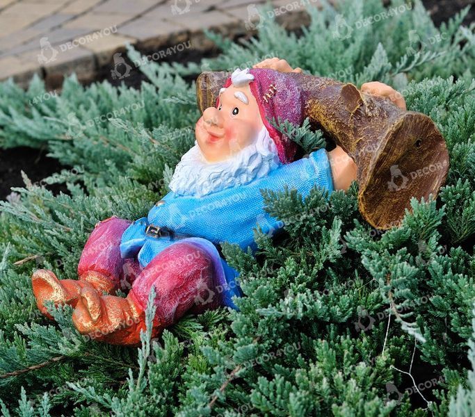 buy Garden figure Dwarf on a branch 3