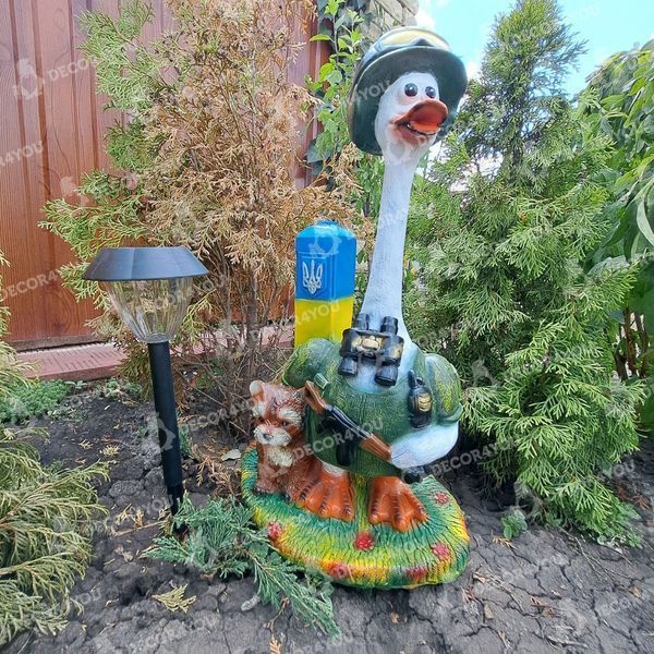 kaufen Gartenfigur G&auml;nse-Grenzschutz 4