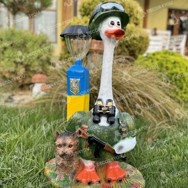 kaufen Gartenfigur G&auml;nse-Grenzschutz 2