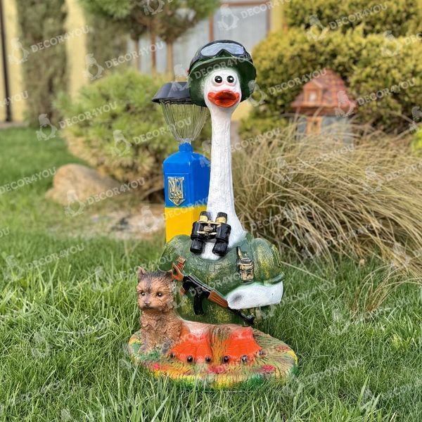 kaufen Gartenfigur G&auml;nse-Grenzschutz 3